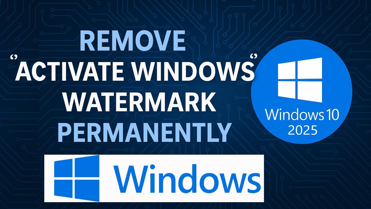 How to Remove Activate Windows Watermark from your PC or Laptop