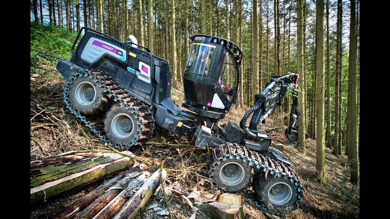 🌲4K*OnBoard*| Logset 8H Hybrid & T.Winch 10.3 • HarvesterAction • Forstbetrieb Ernst • Winch🌲
