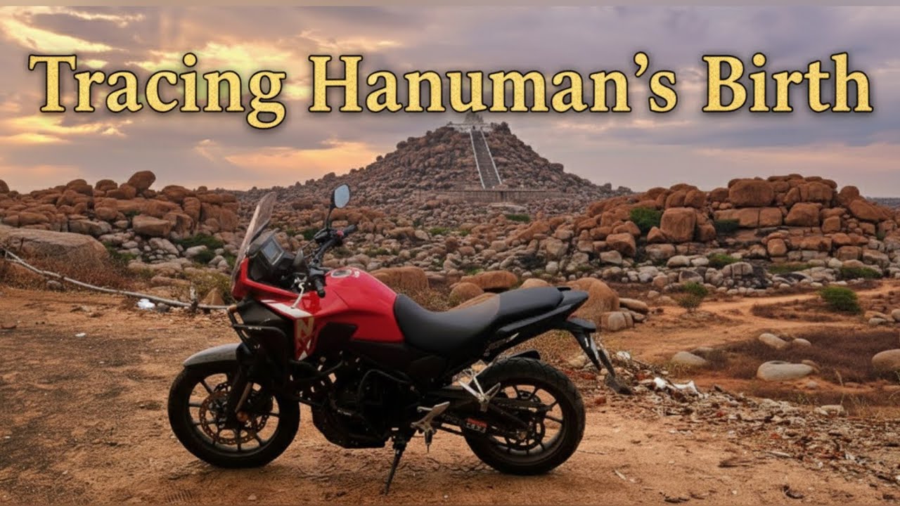 This Place Changed How I See Ramayana | Anjanadri Hill | Honda NX500