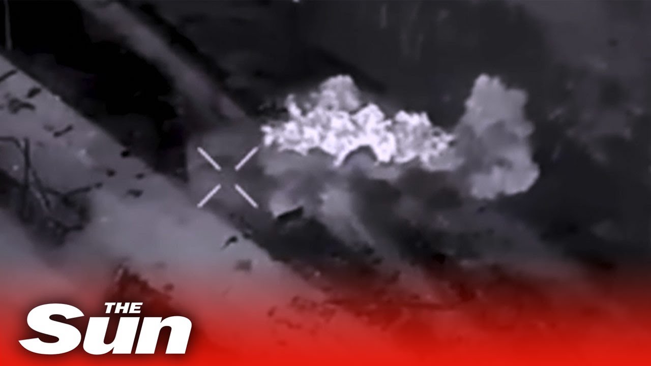 Three huge explosions rock Russian frontlines as Ukrainian forces strike
