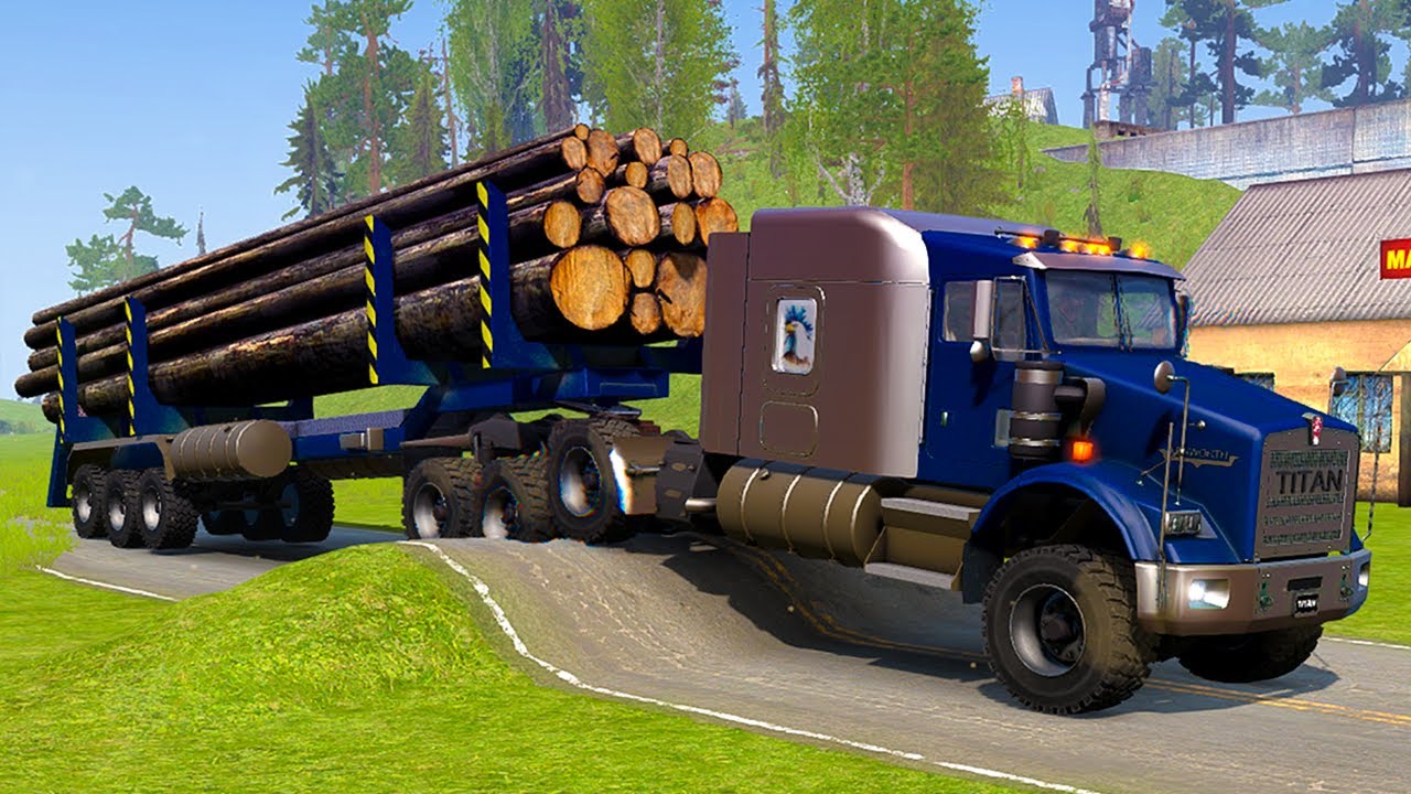 Truck Almost Stuck on Giant Speed Bump | Driver Skills Gameplay | Game Daily #mudrunner