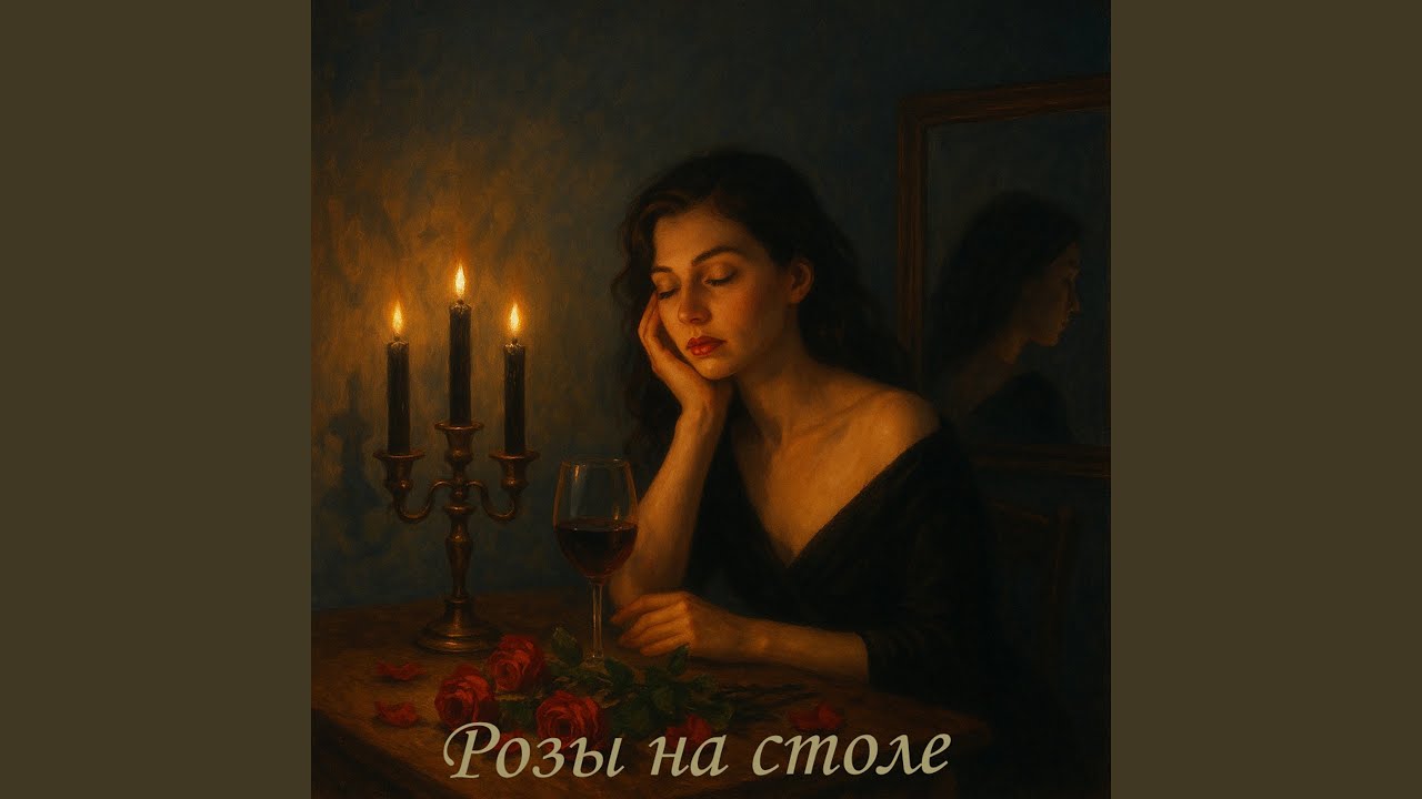 Розы на столе