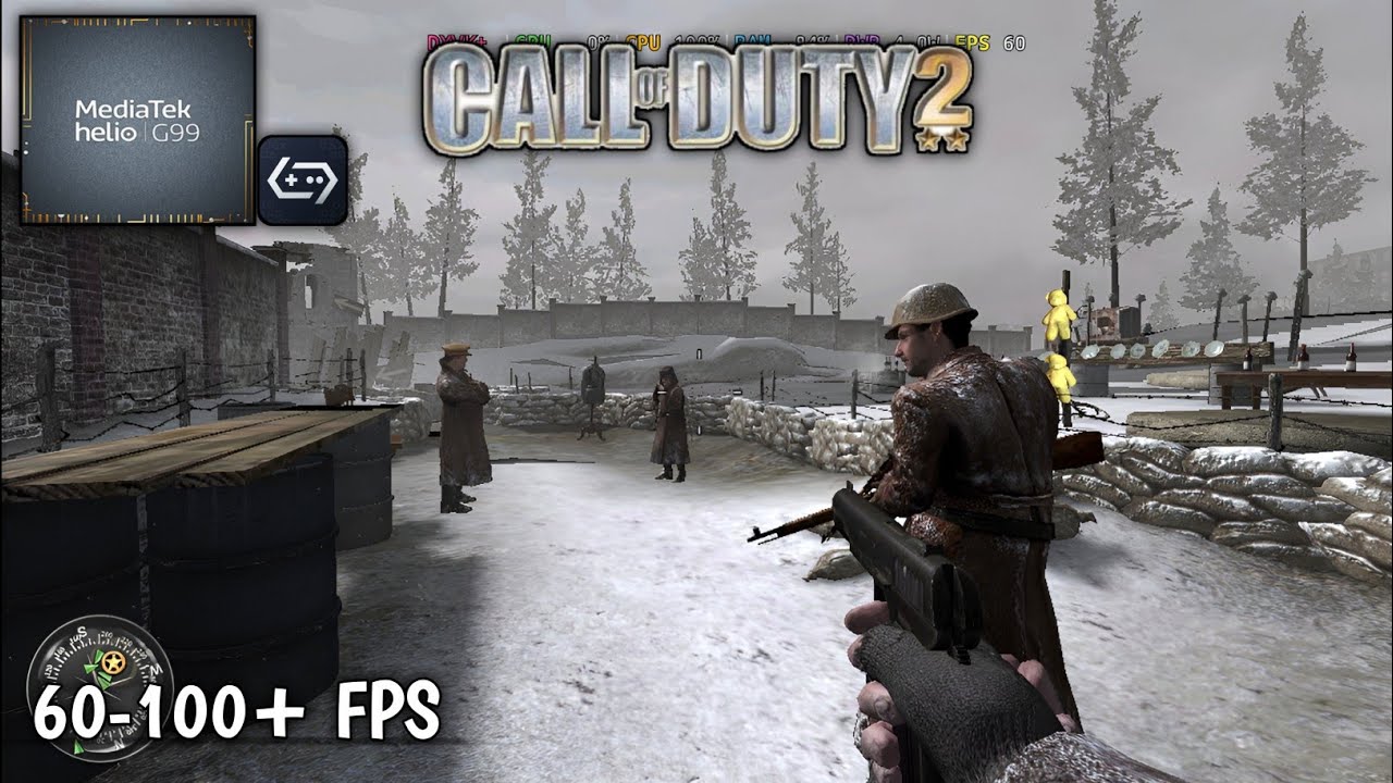 Call Of Duty 2 | Gamehub - Mediatek Helio G99 + Настройки
