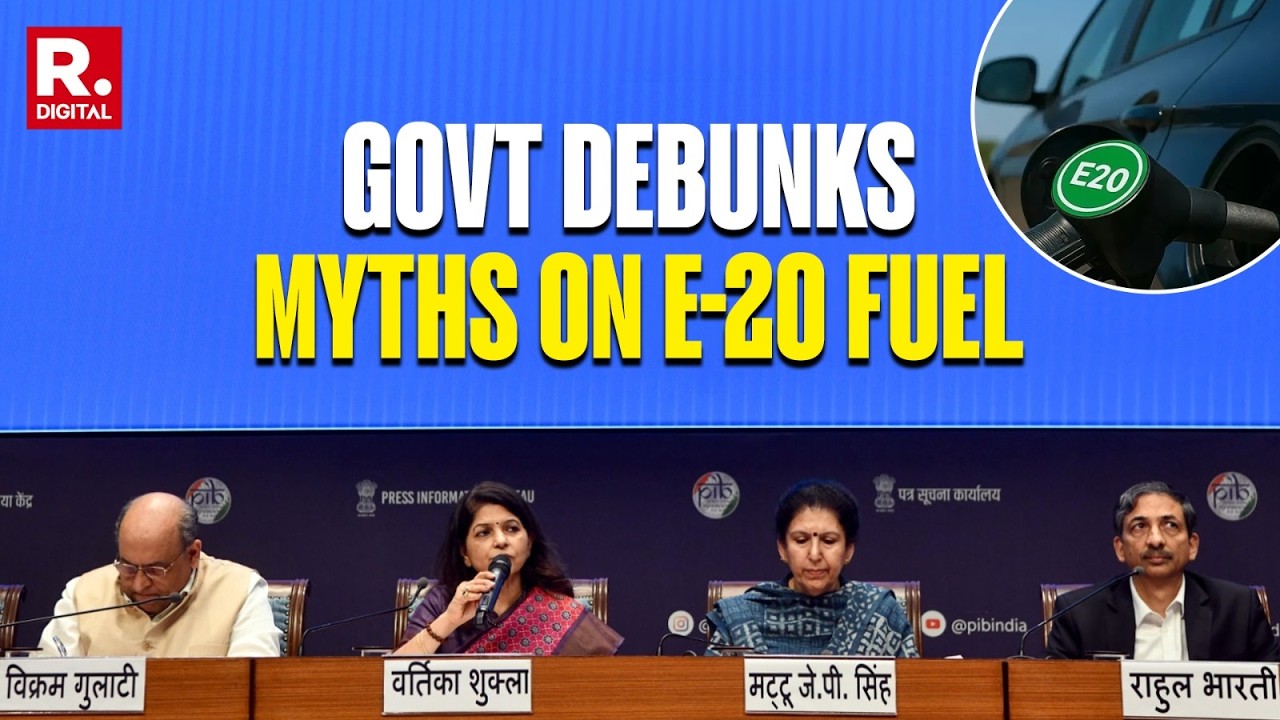 'E20 Petrol is Safe, Scientifically Tested', Government and Experts Debunks Myths on Ethanol Fuel