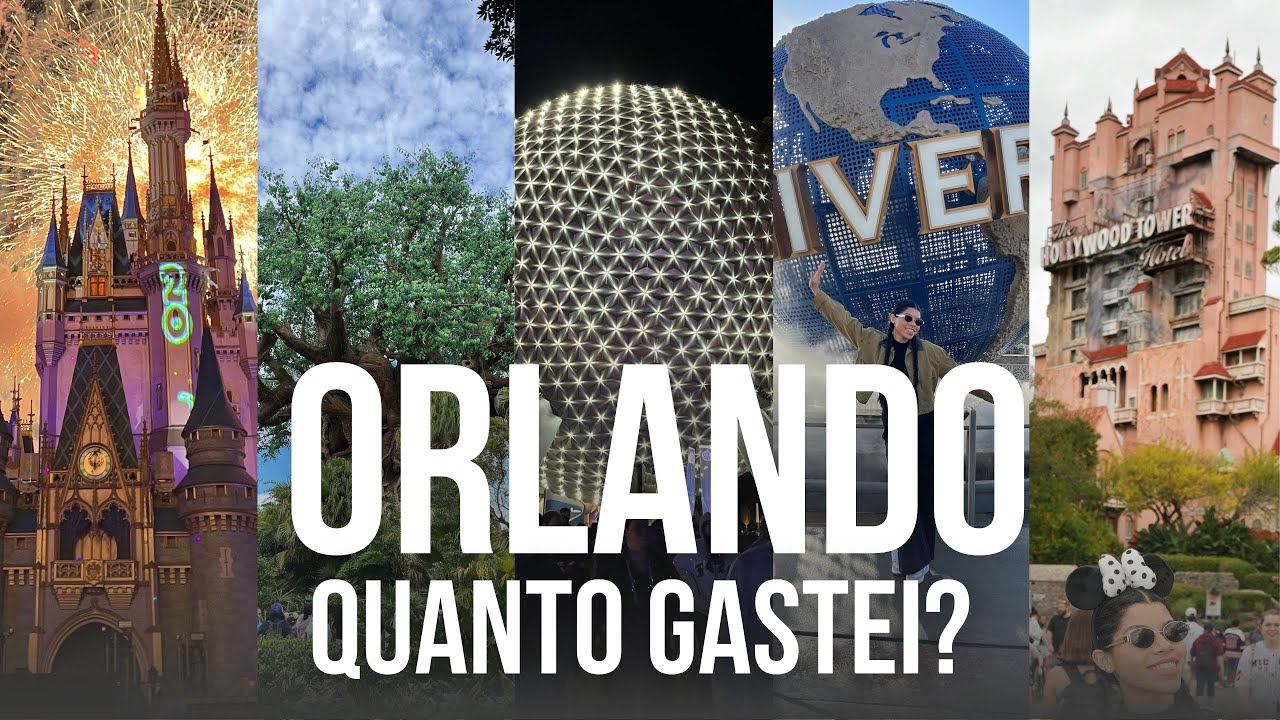 Quanto gastei na minha viagem de 7 dias para ORLANDO? DISNEY e UNIVERSAL | AU PAIR