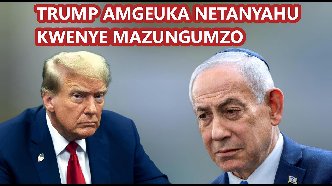 TRUMP AGOMA KUISHAMBULIA IRAN, AMSHAURI NETANYAHU KURUHUSU MAZUNGUMZO YA NYUKLIA NA IRAN YAENDELEE