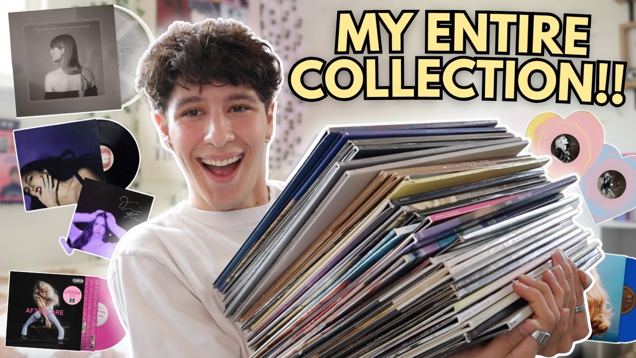 My HUGE Vinyl Collection!! 🌸 *Taylor Swift, Sabrina Carpenter + more*