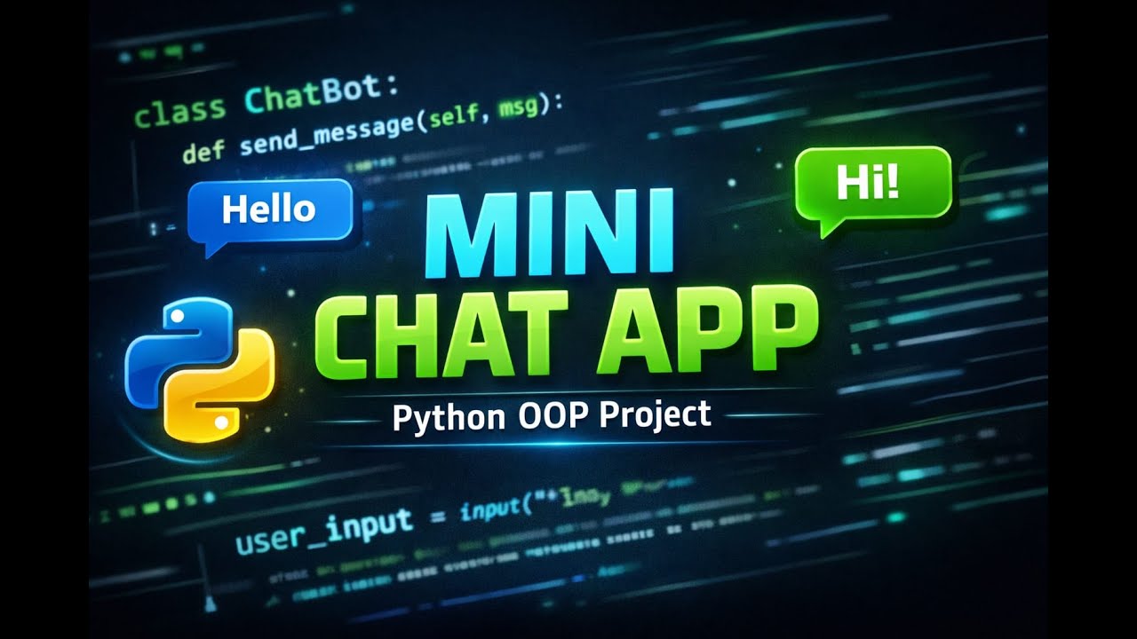 Want to Build a Mini Chat App? Watch This Python OOP Project For Beginners