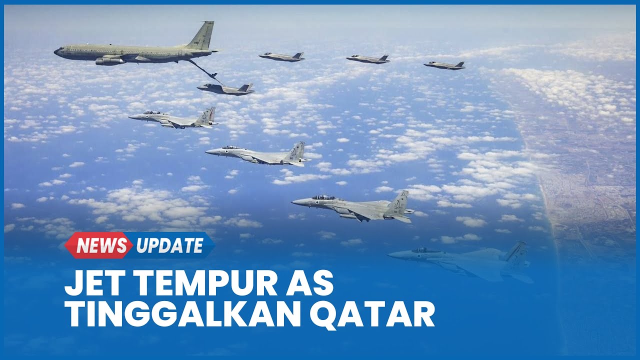 Citra Satelit Tunjukkan Pesawat Militer AS Hilang dari Pangkalan Qatar, Evakuasi Diserang Iran?