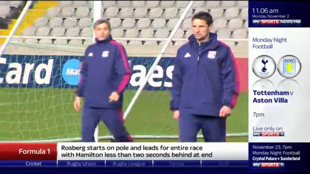 Remi Garde - Sky Sports Now - 02/11/2015