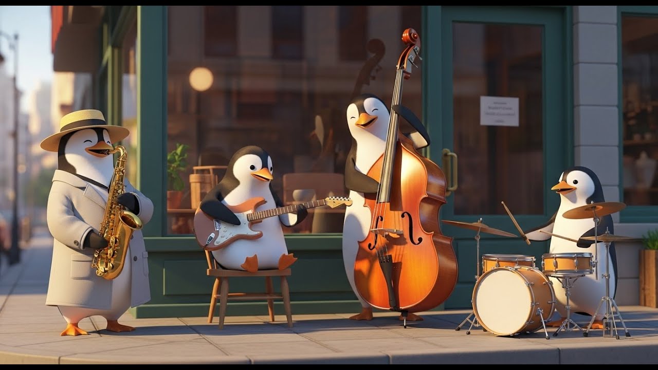 The Cool Penguins – Timeless Vintage Jazz 🎷 | Chill Lounge Music for Relaxation & Coffee Time