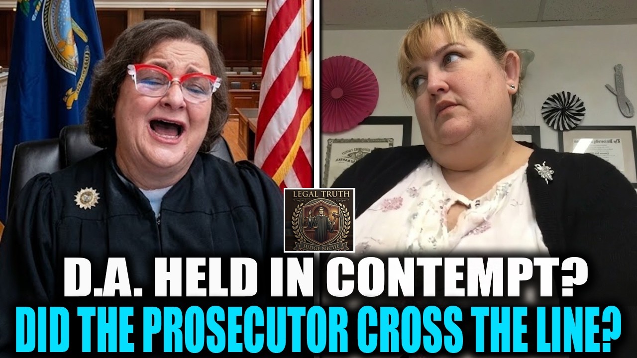 District Attorney Held in Contempt: Did the Prosecutor Cross the Line with Judge Webster?