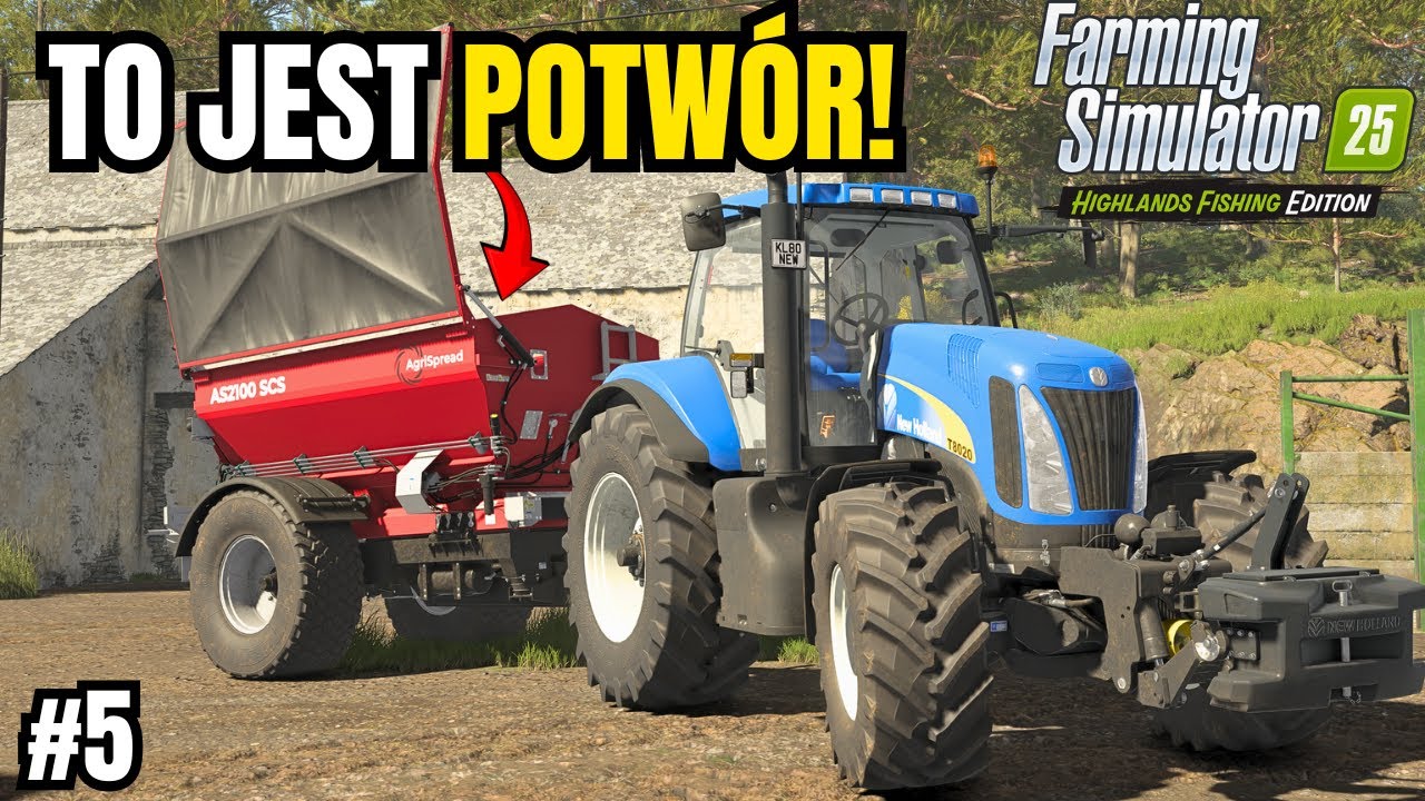 KUPUJEMY ROZSIEWACZ ! - HIGHLANDS FISHING | Farming Simulator 25 [#5]