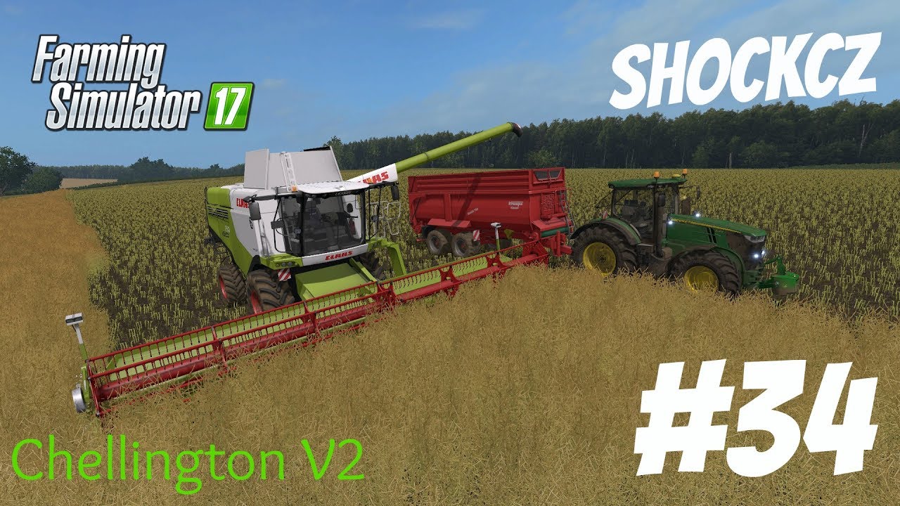 Sh0ck | Farming Simulator 17 | #34 - Sklizeň řepky