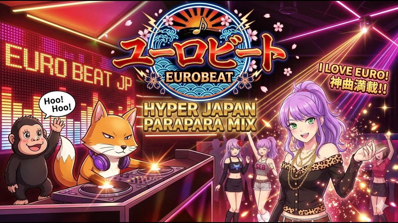 【ユーロビート】EUROBEAT DJ Kenichi Hyper Japan ParaPara Mix【パラパラ】