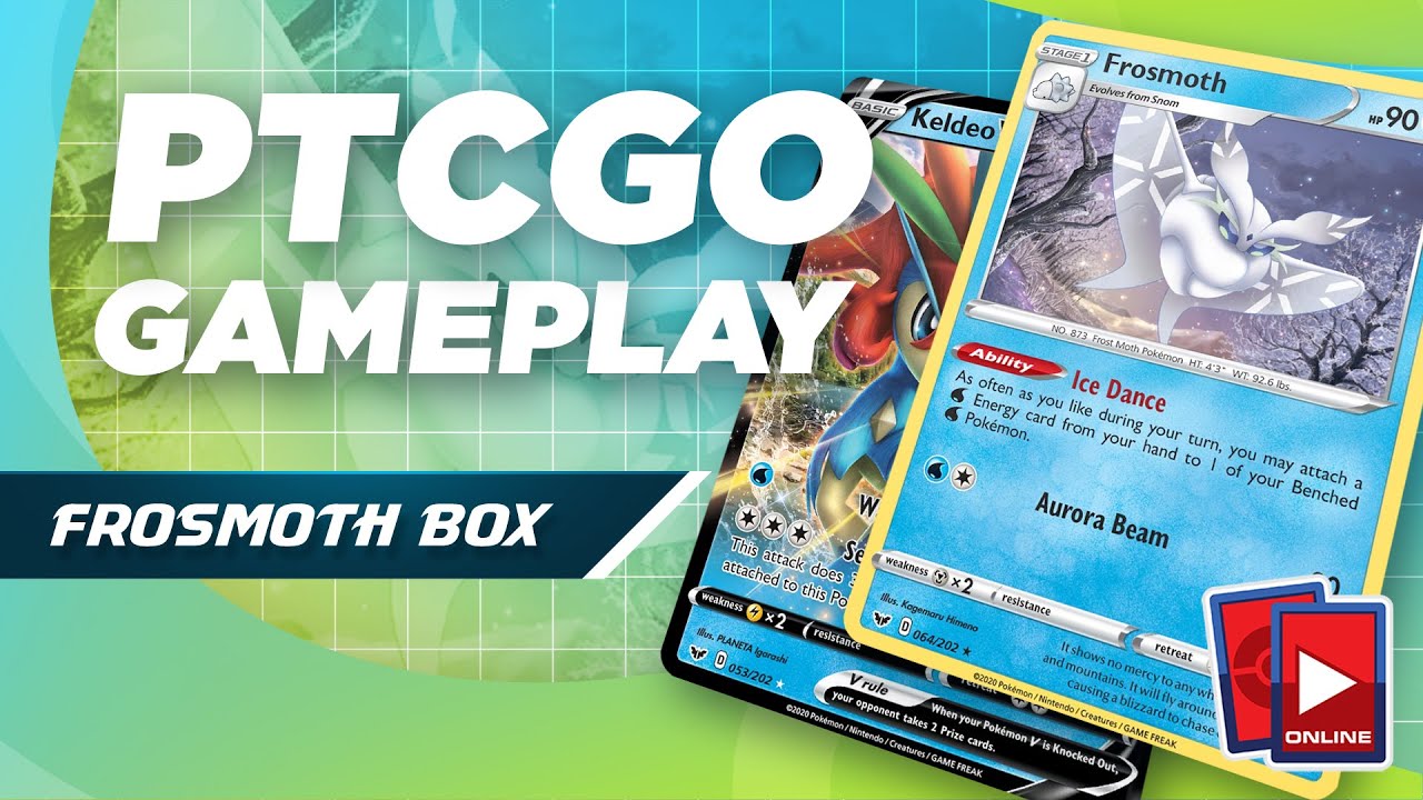 Frosmoth Box Deck - PTCGO Gameplay (Sword & Shield)