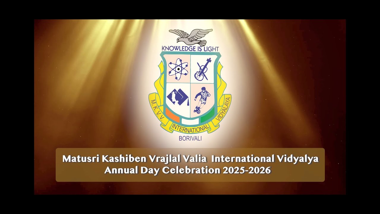 Matusri kashiben vrajlal valia international vidyalaya 🚩 annual day celebration 2025-2026🚩