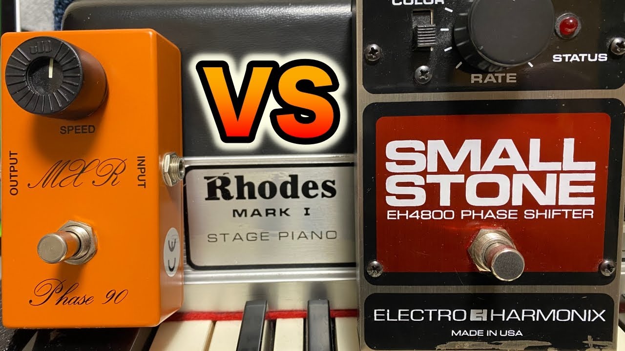 MXR Phase90 VS Electro Harmonix Small Stone with Rhodes Piano