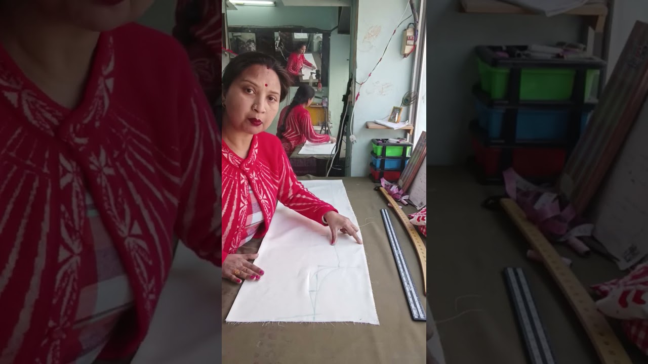Embroidery Suit Cutting with Lining | Kadhai Wale Suit Ki Perfect Cutting