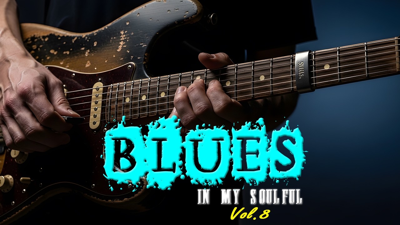 Slow Burn Soul Blues   Heavy Electric Guitar Instrumental  Vol. 8