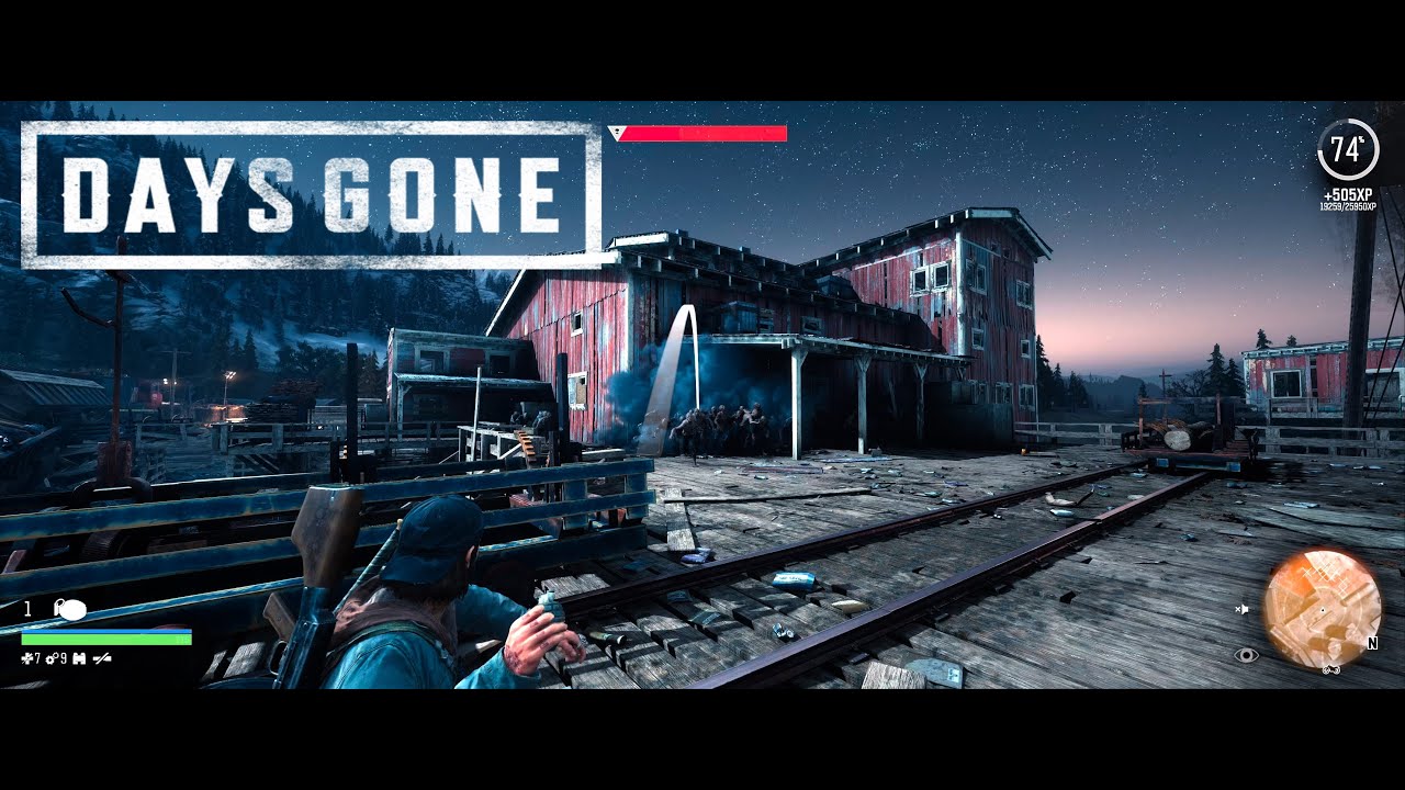 Days Gone | Biggest Horde in-game (500 Zombies!!) | HDR | 2K - 21:9 Ultrawide