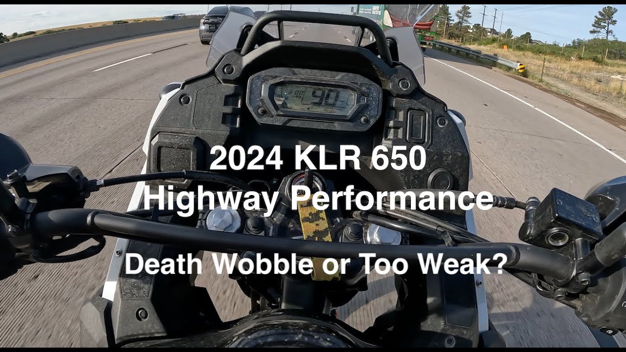 2024 KLR 650 - Highway Performance Review