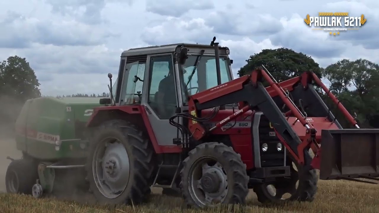 Żniwa owsa 2022  | Bizon Z056 & Zetor 16145|