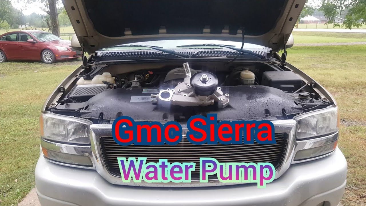 Replacing the water pump on a 99-06 gmc sierra 5.3l v8