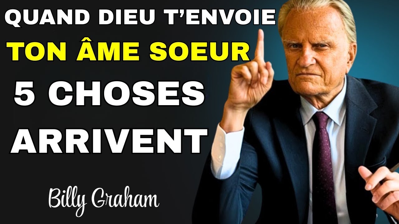 5 signes que Dieu a choisi quelqu'un de spécial pour vous ! | Discours puissant | Billy Graham