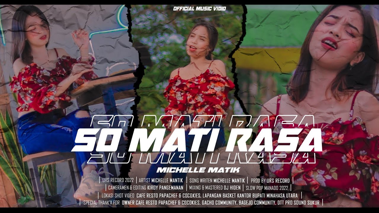 Michelle Mantik - So Mati Rasa ( URS RECORD ) SLOW POP•2k22•