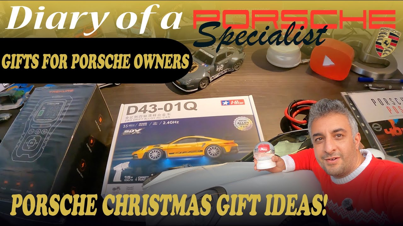 Porsche Christmas Gift Ideas RC Drift 911 GT3RS D43-01Q Trekure Jump Starter NOCO battery chargers!