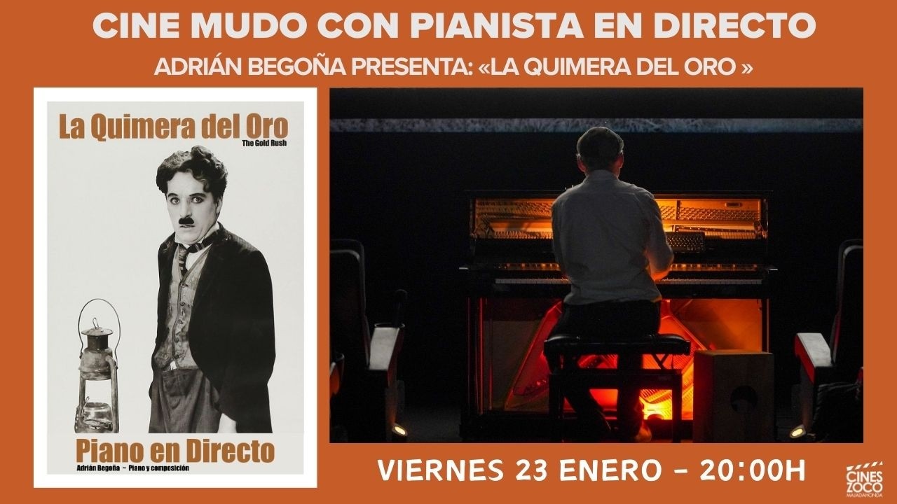 Cine Mudo con Pianista: Adrián Begoña presenta 