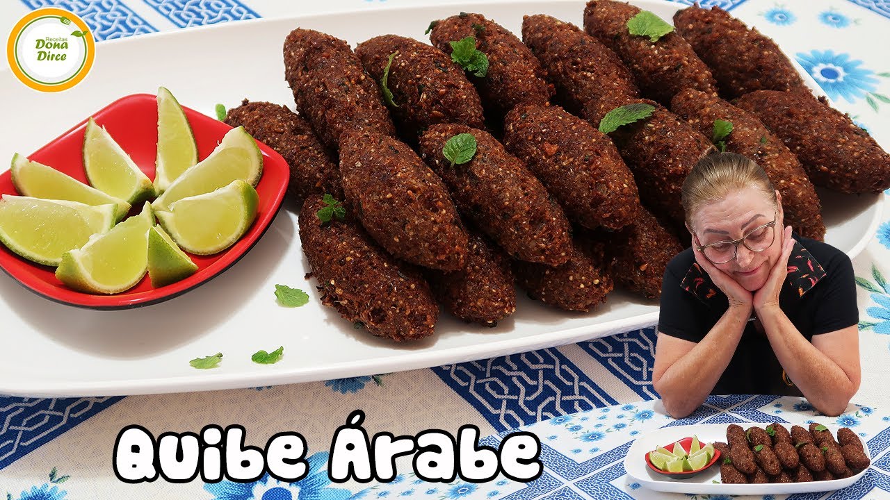 QUIBE ÁRABE | RECEITA TRADICIONAL DE KIBE ÁRABE | SALGADO DE LANCHONETE | SALGADINHO PARA FESTAS#564