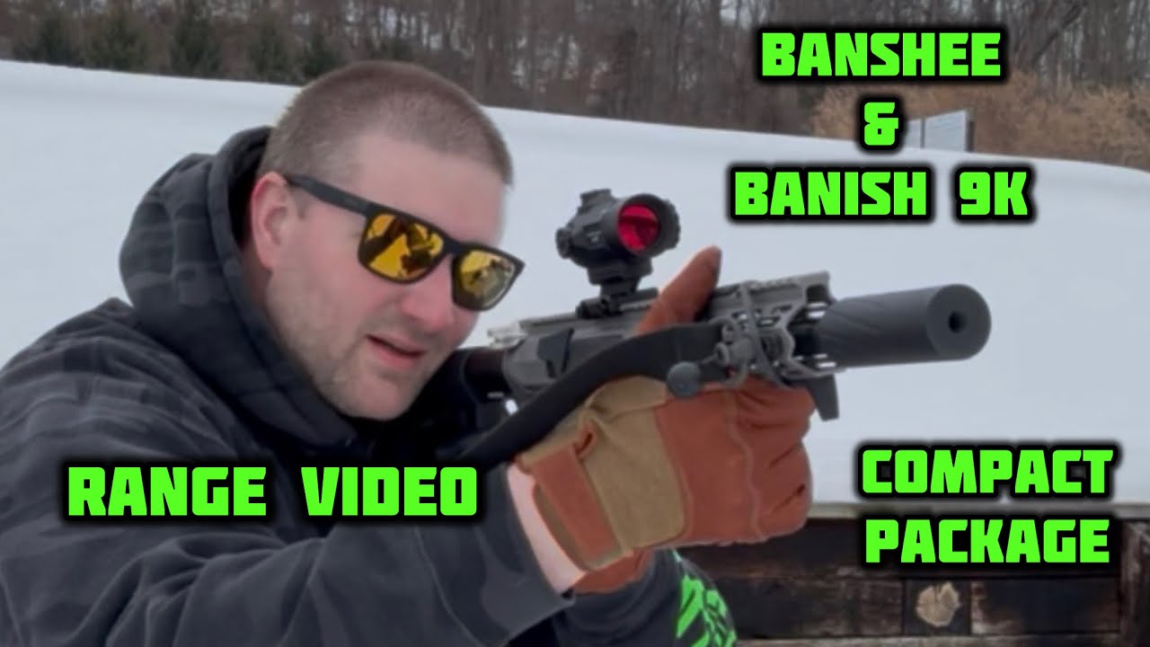 Лучшее сочетание пистолета-пулемета 9 мм с глушителем? | CMMG Banshee + Banish 9K
