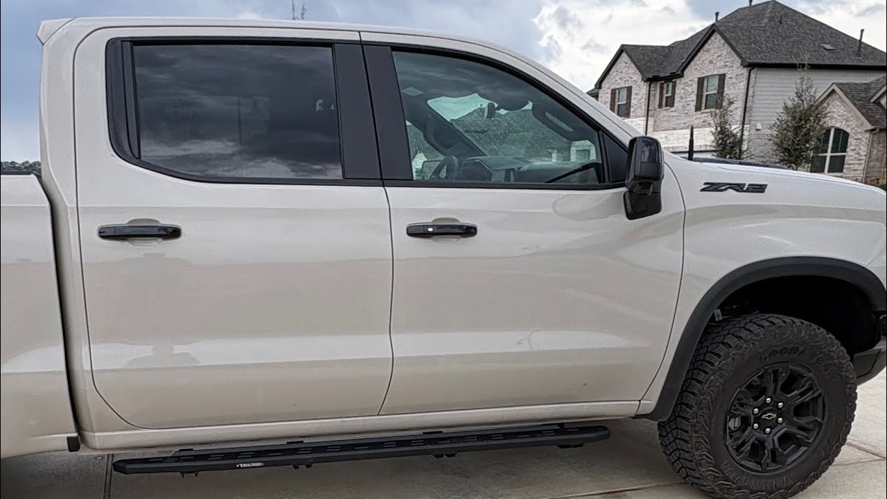 Installing GoRhino Running Boards RB30 Slim on a 2026 Chevrolet Silverado ZR2. 