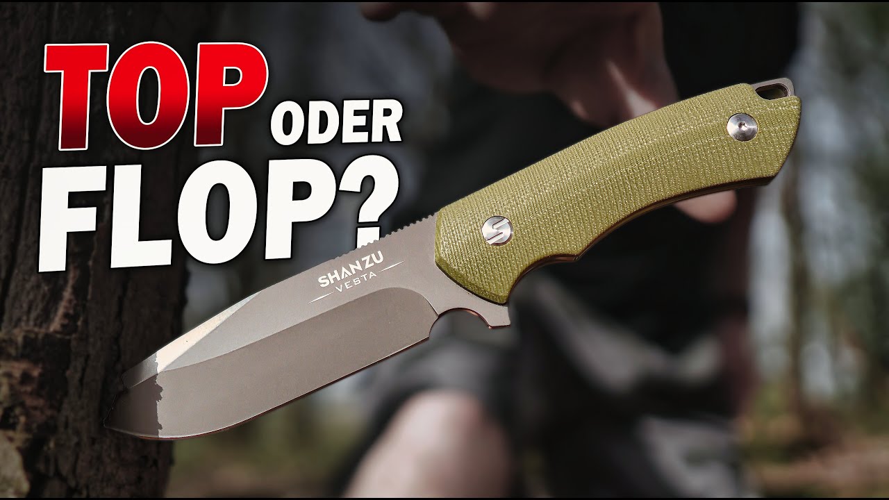 Schei*e ist das scharf! | Shanzu Vesta Outdoor u. Bushcraft Messer | Test