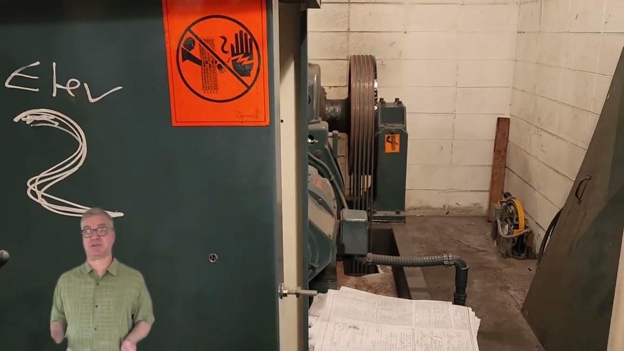 Elevator Machine Room Walkthrough — 1974 Controllers, MG Sets & Modernization Planning