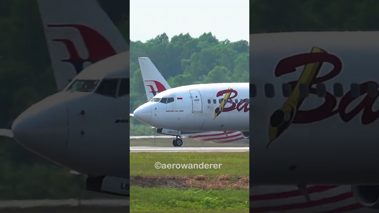 BATIK AIR B737-800 takeoff at Kuala Lumpur Airport #shorts #aviation #plane #batikair #b737 #takeoff