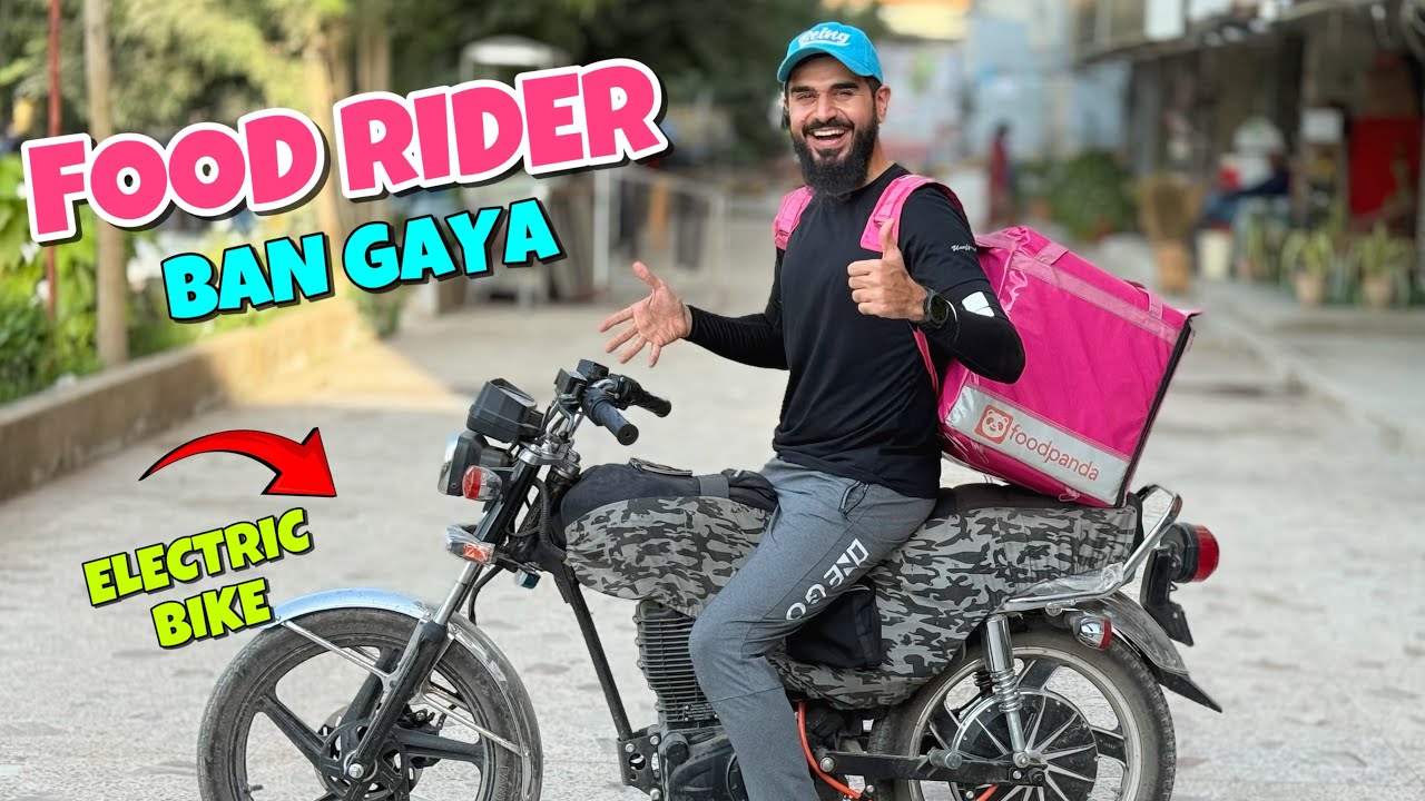 I become food delivery rider for a day on electric bike 🤑 kitne paise kamae ?