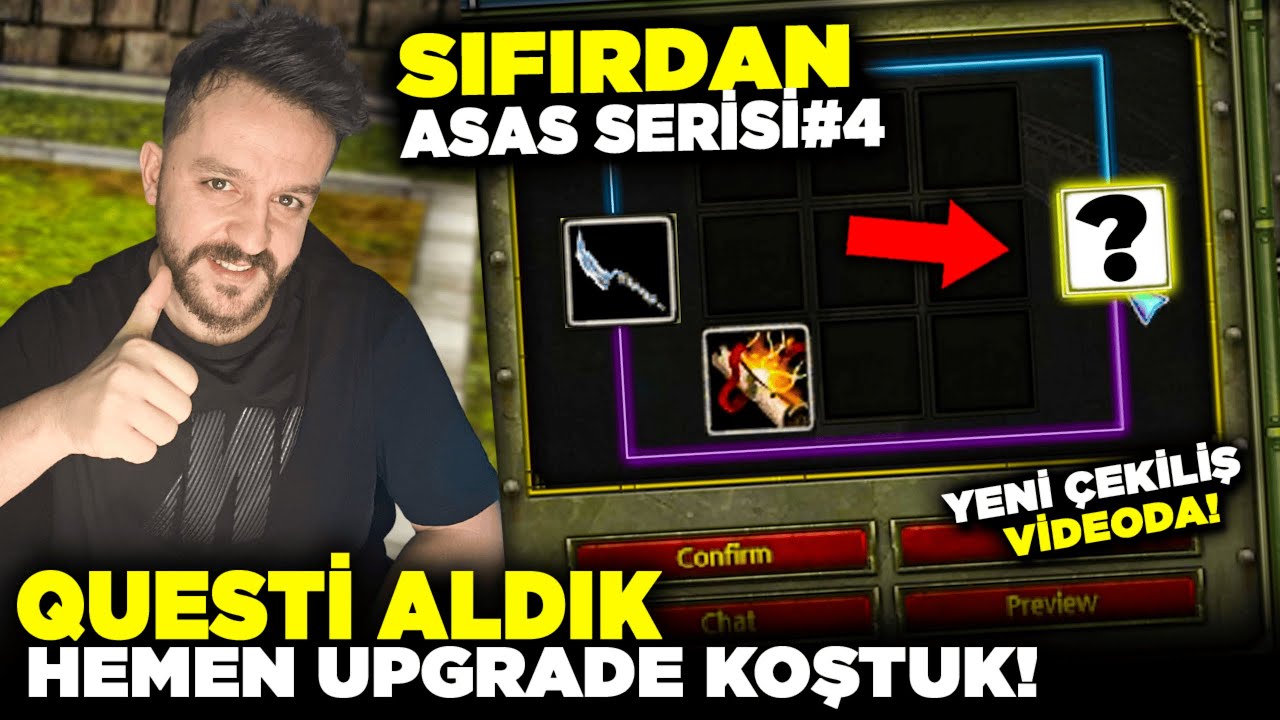 QUEST SİLAHIMIZI ALDIK! I DİREK UPGRADE KOŞTUK ! I SIFIRDAN ASAS SERİSİ #4 I Knight Online