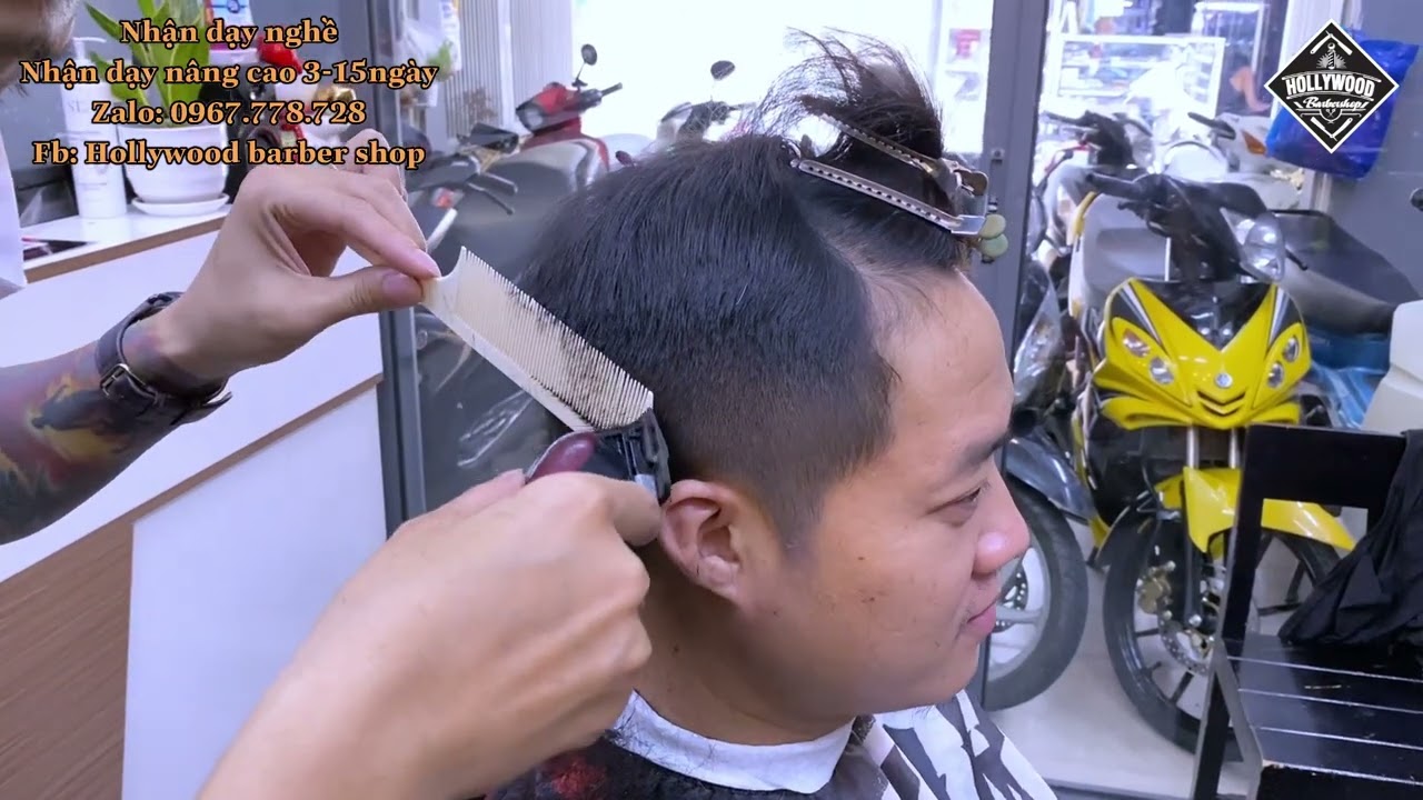 Hướng dẫn kê lượt tóc nam cơ bản cho các bạn yếu về lược