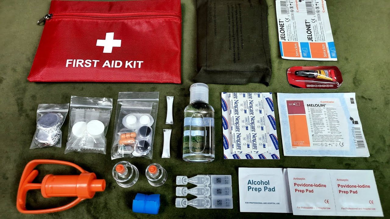 Build a First Aid Kit for Hiking , Camping & Bushcraft