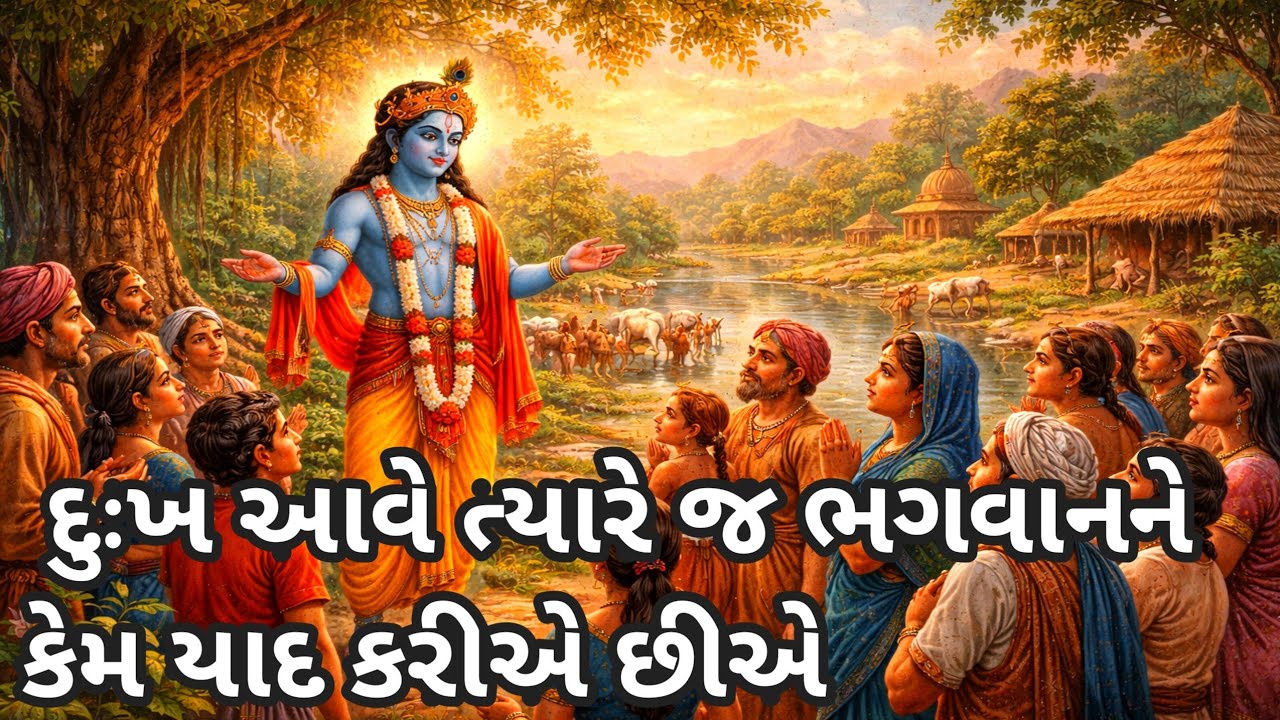 દુ:ખ આવે ત્યારે જ કેમ ભગવાનને યાદ કરો છો//શ્રી કૃષ્ણનો મહાન ઉપદેશ//ભજન//ભક્તિ સાગર