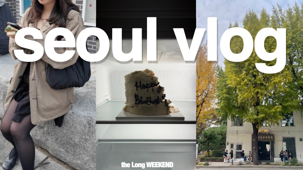 【韓国vlog】4 days in Seoul 🇰🇷christmas , cafes & slow moments｜the Long WEEKEND