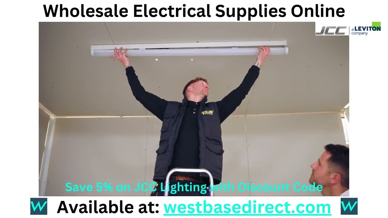 JCC Lighting SkyPack Pro Weatherproof LED Batten Overview | Modular Emergency & Sensors #lighting