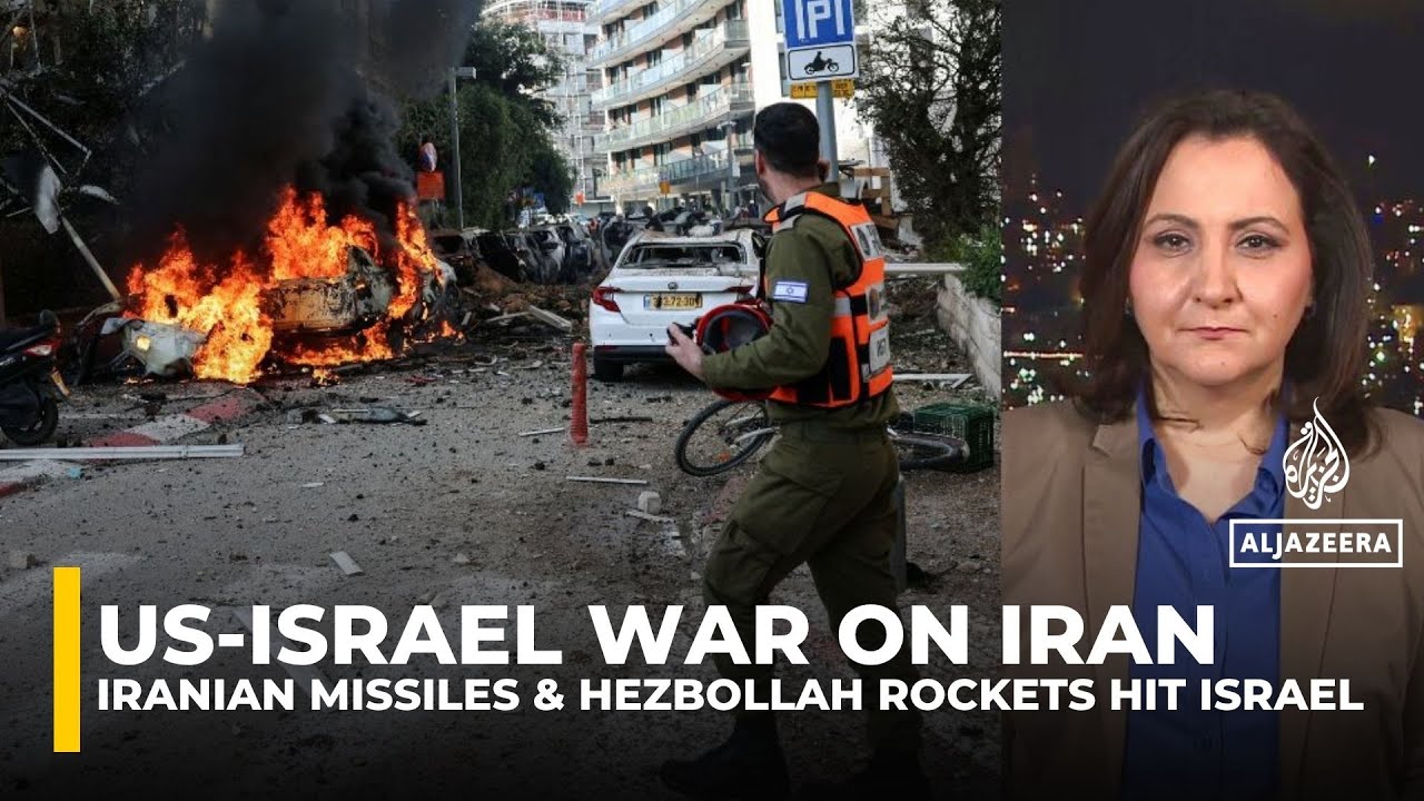 Iranian missiles and Hezbollah rockets hit Israel, causing widespread damage in multiple cities