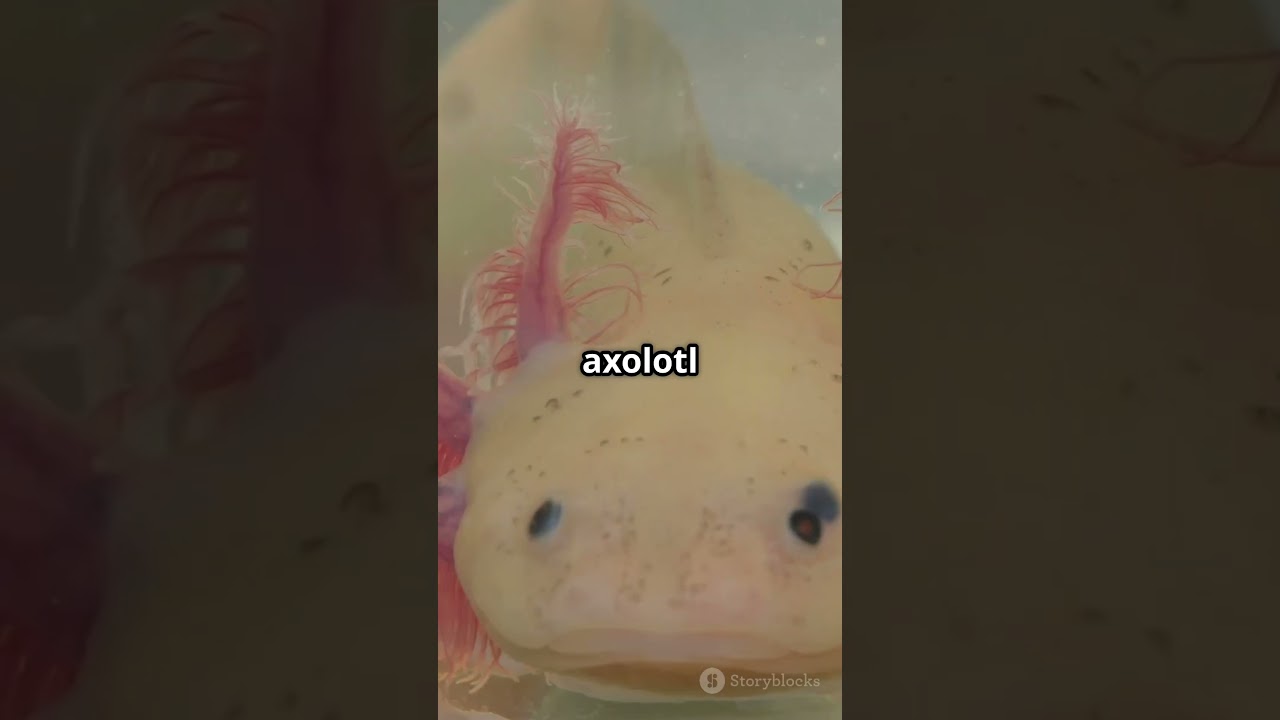 "Axolotl: The Smiling Baby That Never Grows Up!"