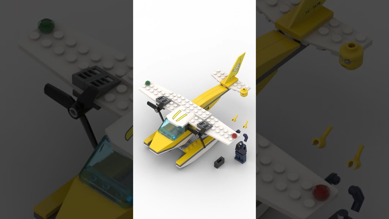Lego 3178 Seaplane #shorts #lego #viral #satisfying #like #funny #trending #subscribe #youtube #art