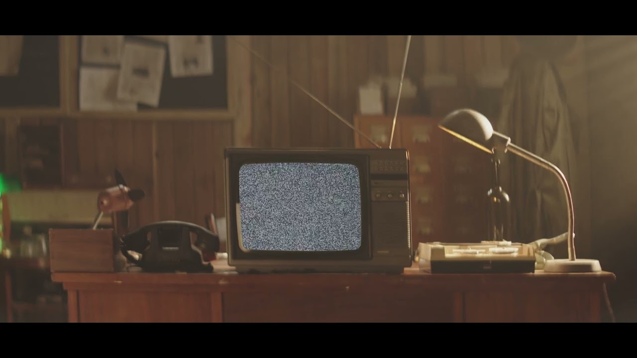 4K Analog Television | Retro Tv | Office | Old | Free Stock Video Footage [ No Copyright ]