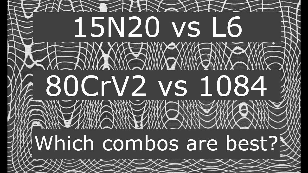 Which Damascus combos are best? Welding, Heat Treating, Etching  (Pattern-Welded)